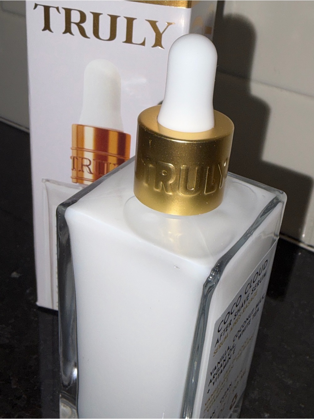 Truly - “Coco Cloud “After Shave Serum (Size: 3.1 fl oz) - New in Box - Picture 14 of 15